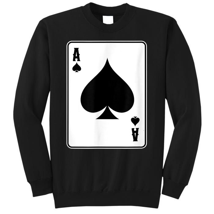 Deck Of Cards For Men Ace Spades Sweatshirt