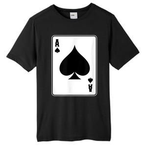 Deck Of Cards For Men Ace Spades Tall Fusion ChromaSoft Performance T-Shirt