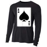 Deck Of Cards For Men Ace Spades Cooling Performance Long Sleeve Crew