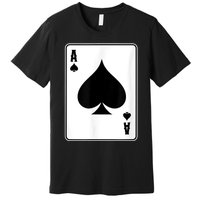 Deck Of Cards For Men Ace Spades Premium T-Shirt