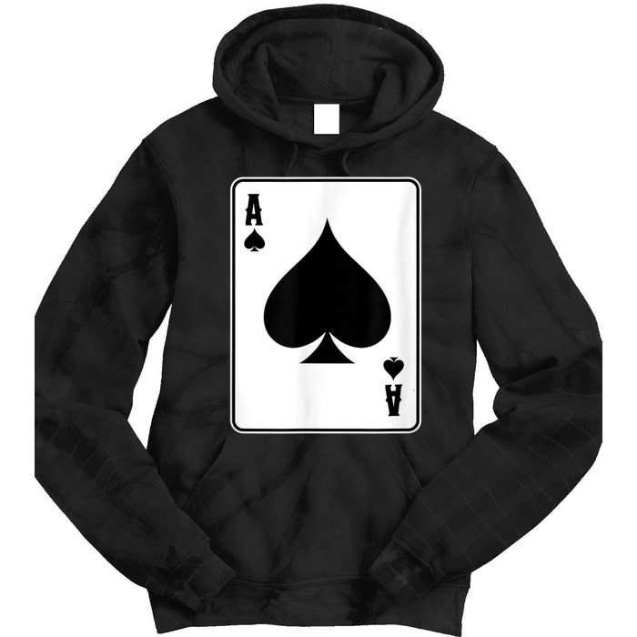 Deck Of Cards For Men Ace Spades Tie Dye Hoodie