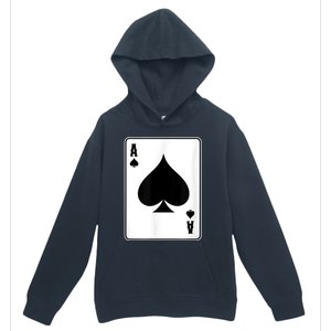 Deck Of Cards For Men Ace Spades Urban Pullover Hoodie