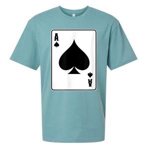 Deck Of Cards For Men Ace Spades Sueded Cloud Jersey T-Shirt