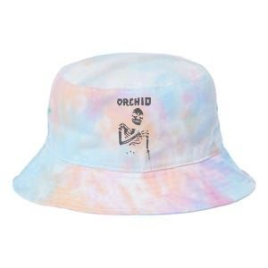 Deathwishinc Orchid Chaos Skeleton Silver Tie Dye Newport Bucket Hat