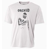 Deathwishinc Orchid Chaos Skeleton Silver Cooling Performance Crew T-Shirt