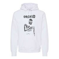 Deathwishinc Orchid Chaos Skeleton Silver Premium Hoodie