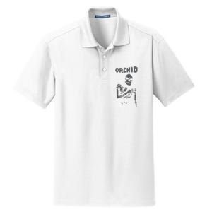 Deathwishinc Orchid Chaos Skeleton Silver Dry Zone Grid Polo