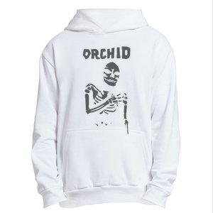 Deathwishinc Orchid Chaos Skeleton Silver Urban Pullover Hoodie