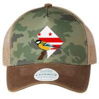 District Of Columbia Us Flag State Bird Legacy Tie Dye Trucker Hat