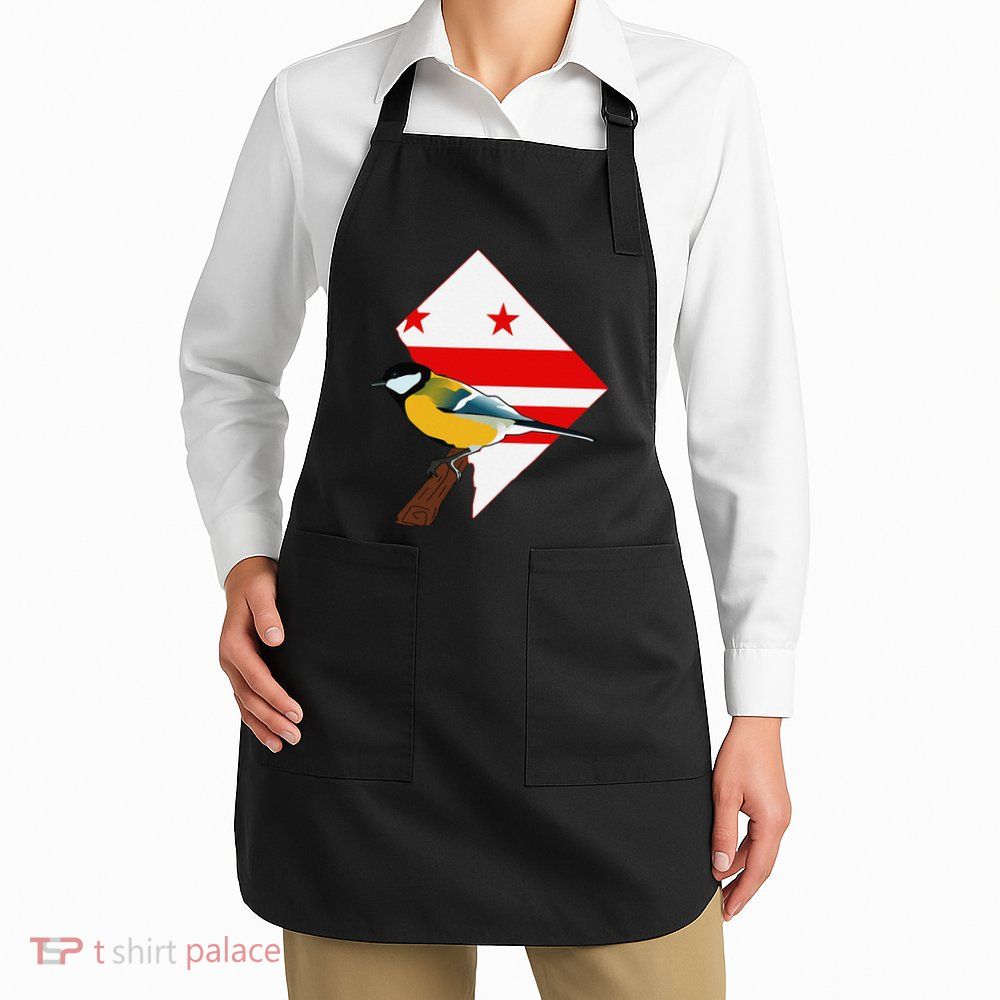 District Of Columbia Us Flag State Bird Apron