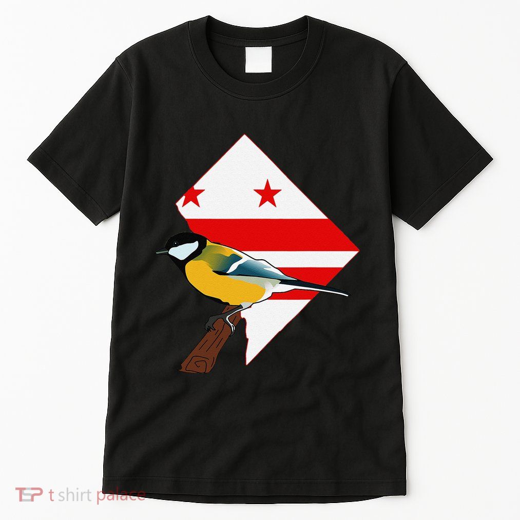 District Of Columbia Us Flag State Bird Tall T-Shirt
