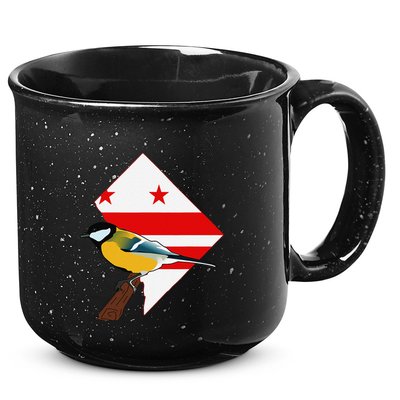 District Of Columbia Us Flag State Bird 15oz Campfire Ceramic Mug