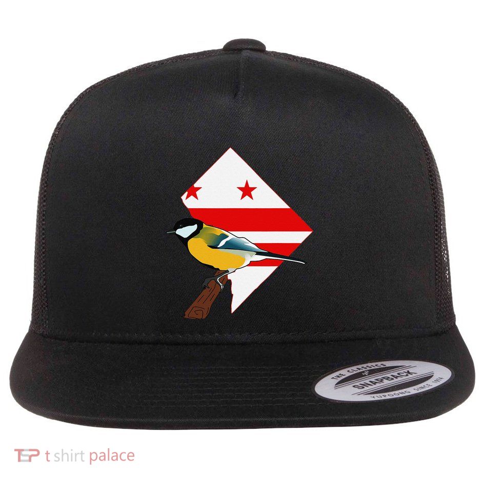 District Of Columbia Us Flag State Bird Flatbill Hat