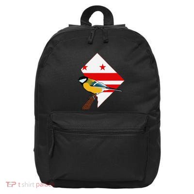 District Of Columbia Us Flag State Bird 16 in Basic Backpack