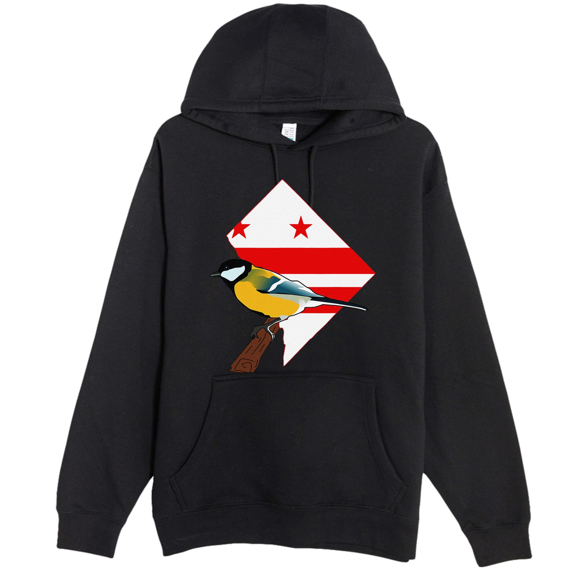 District Of Columbia Us Flag State Bird Premium Pullover Hoodie