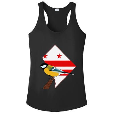 District Of Columbia Us Flag State Bird Ladies PosiCharge Competitor Racerback Tank