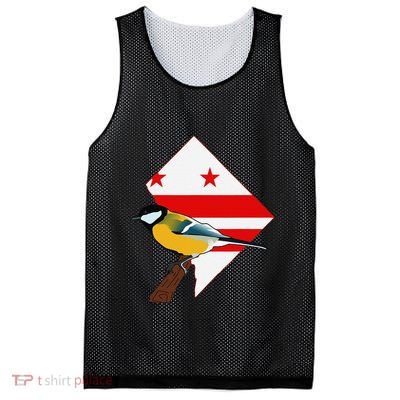 District Of Columbia Us Flag State Bird Mesh Reversible Basketball Jersey Tank