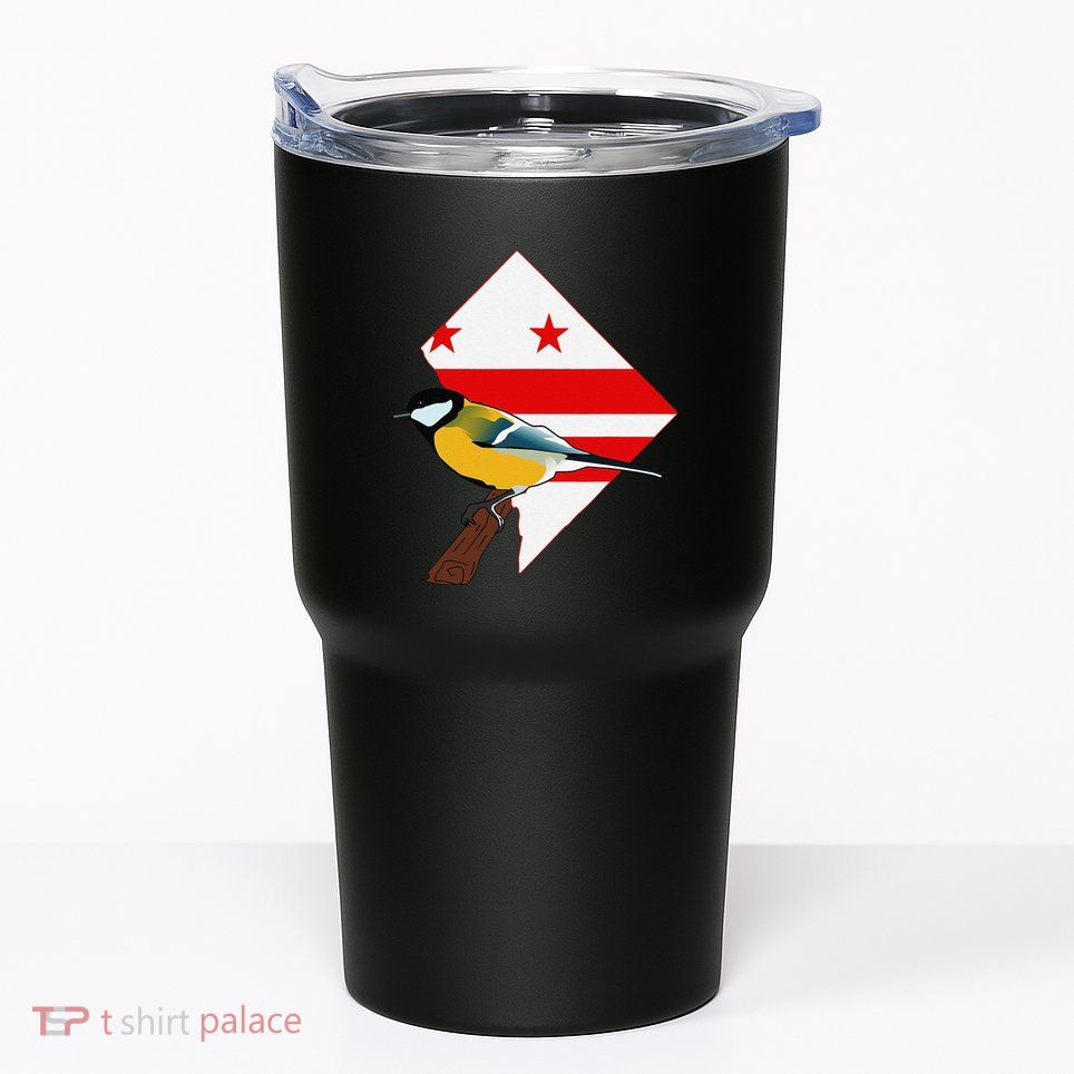 District Of Columbia Us Flag State Bird Tumbler