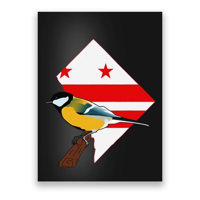 District Of Columbia Us Flag State Bird Poster