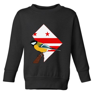 District Of Columbia Us Flag State Bird Toddler Sweatshirt