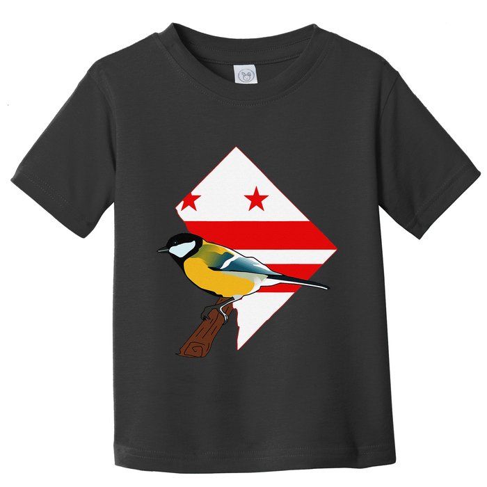 District Of Columbia Us Flag State Bird Toddler T-Shirt
