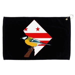 District Of Columbia Us Flag State Bird Grommeted Golf Towel