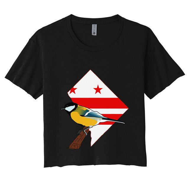 District Of Columbia Us Flag State Bird Crop Top