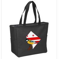 District Of Columbia Us Flag State Bird Zip Tote Bag