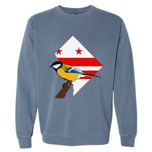 District Of Columbia Us Flag State Bird Garment-Dyed Sweatshirt