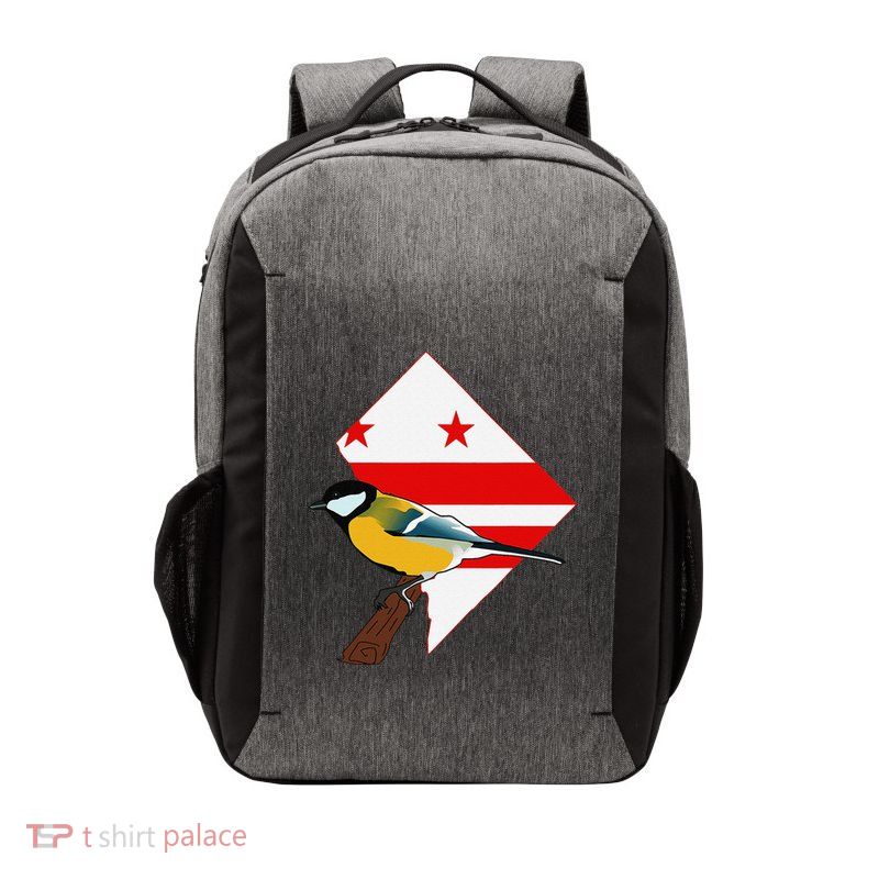 District Of Columbia Us Flag State Bird Vector Backpack