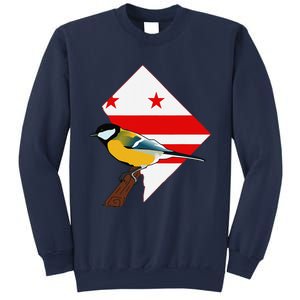 District Of Columbia Us Flag State Bird Sweatshirt