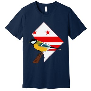 District Of Columbia Us Flag State Bird Premium T-Shirt