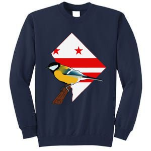 District Of Columbia Us Flag State Bird Tall Sweatshirt