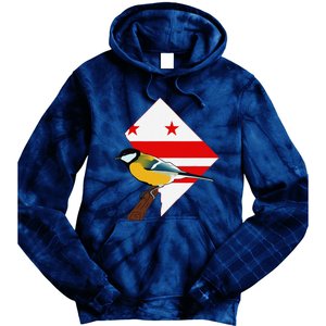 District Of Columbia Us Flag State Bird Tie Dye Hoodie