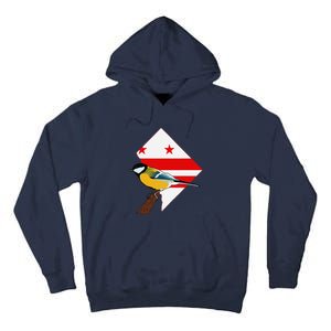 District Of Columbia Us Flag State Bird Tall Hoodie