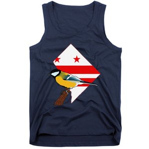 District Of Columbia Us Flag State Bird Tank Top