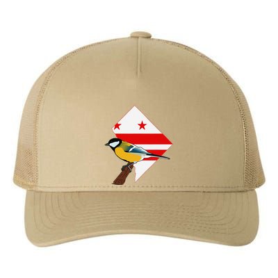District Of Columbia Us Flag State Bird Yupoong Adult 5-Panel Trucker Hat