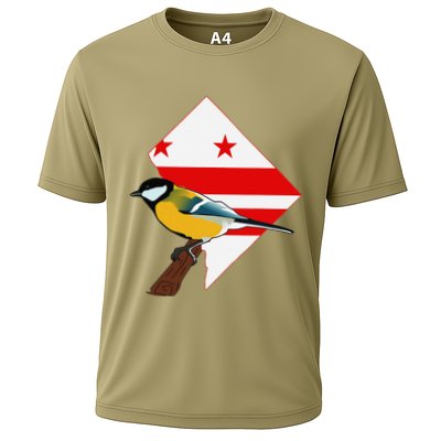 District Of Columbia Us Flag State Bird Performance Shirt