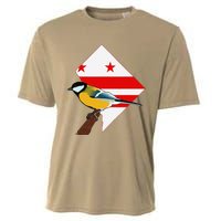 District Of Columbia Us Flag State Bird Cooling Performance Crew T-Shirt