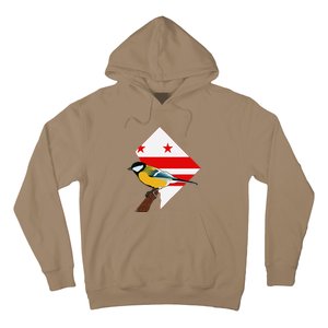 District Of Columbia Us Flag State Bird Hoodie