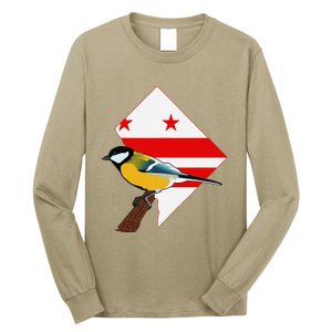 District Of Columbia Us Flag State Bird Long Sleeve Shirt