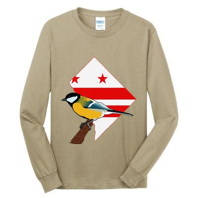 District Of Columbia Us Flag State Bird Tall Long Sleeve T-Shirt