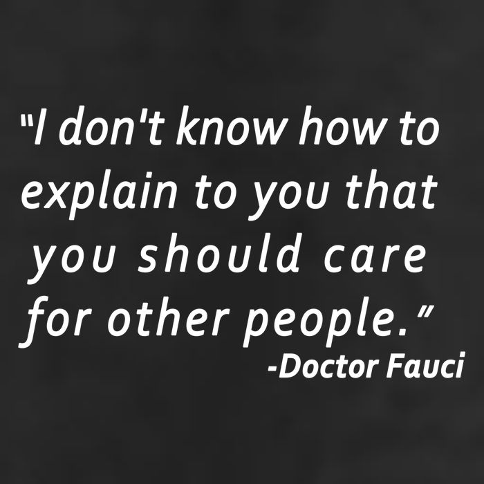 Doctor Fauci Quote 11oz C Handle Ceramic Mug