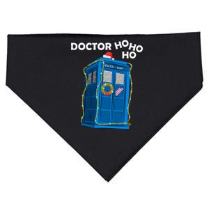 Doctor Ho Ho Ho Funny Christmas USA-Made Doggie Bandana