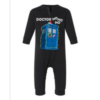 Doctor Ho Ho Ho Funny Christmas Infant Fleece One Piece