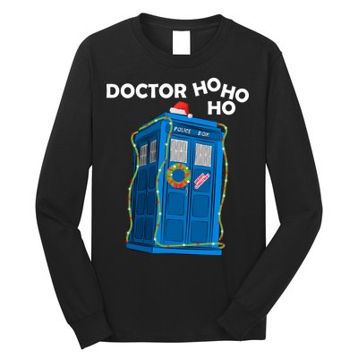 Doctor Ho Ho Ho Funny Christmas Long Sleeve Shirt