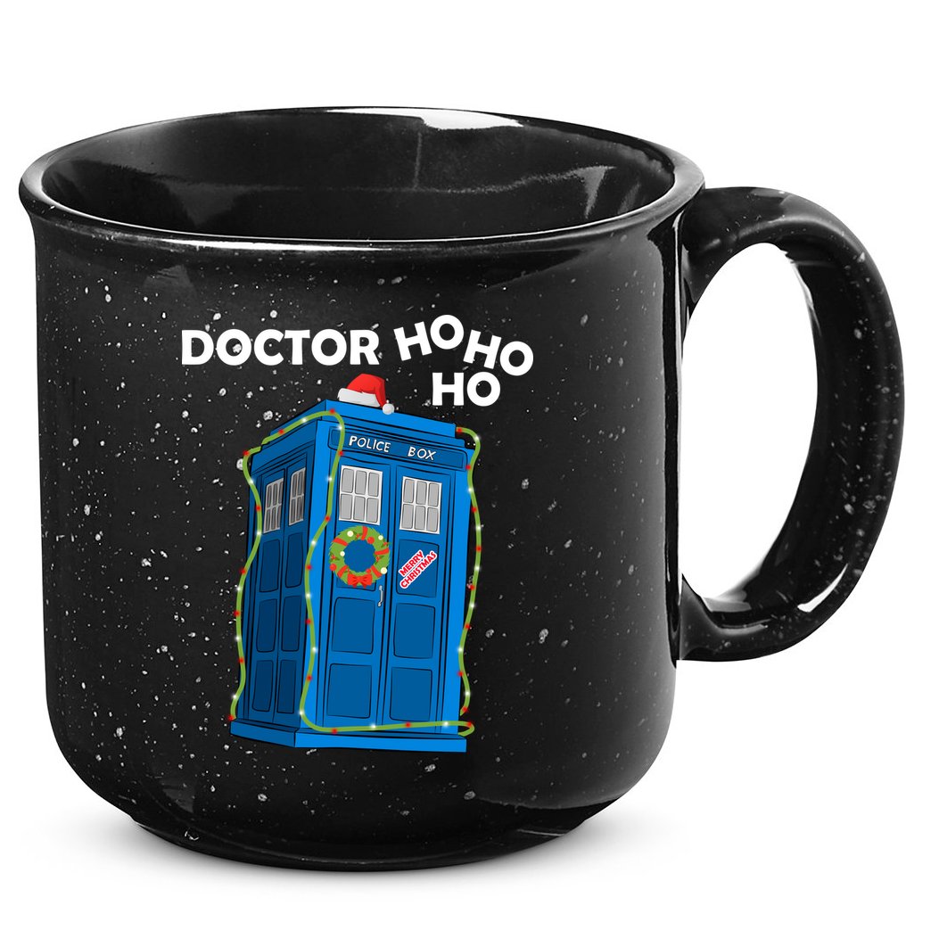 Doctor Ho Ho Ho Funny Christmas 15oz Campfire Ceramic Mug