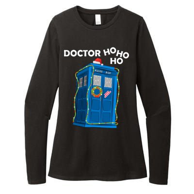 Doctor Ho Ho Ho Funny Christmas Womens CVC Long Sleeve Shirt