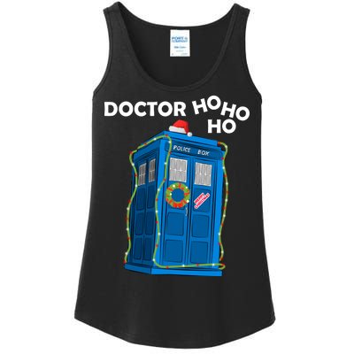 Doctor Ho Ho Ho Funny Christmas Ladies Essential Tank