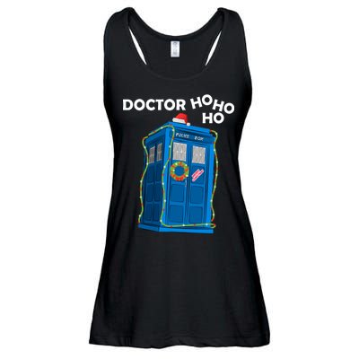 Doctor Ho Ho Ho Funny Christmas Ladies Essential Flowy Tank